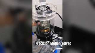 محرك ملف صوتي ذو حركة خطية دقيقة